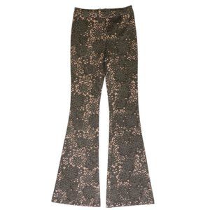 CYNTHIA ROWLEY - Black Floral Dress Pants